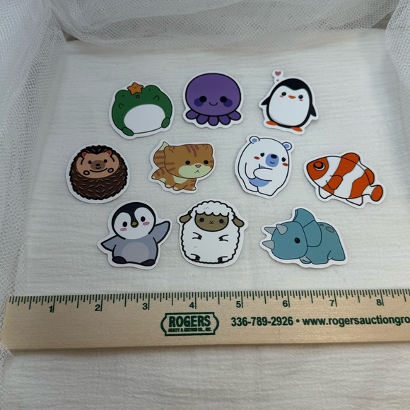 Animal Stickers - Colorful & Waterproof  - 100pc Set - NWT - Picture 13 of 14